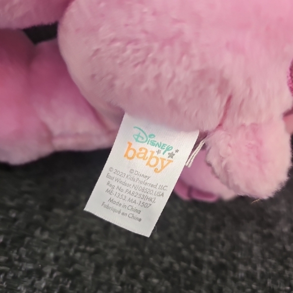 2023 Disney Baby Lilo & Stitch Angel Soft Stuffed Animal Plush Toy Pink Purple - Picture 6 of 6